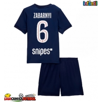 Camisa de Futebol Paris Saint-Germain Illia Zabarnyi #6 Equipamento Principal Infantil 2025-26 Manga Curta (+ Calças curtas)